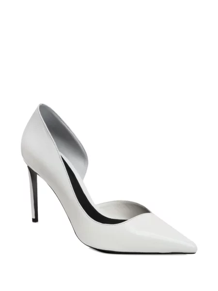 Pantofi cu toc Ginissima alb