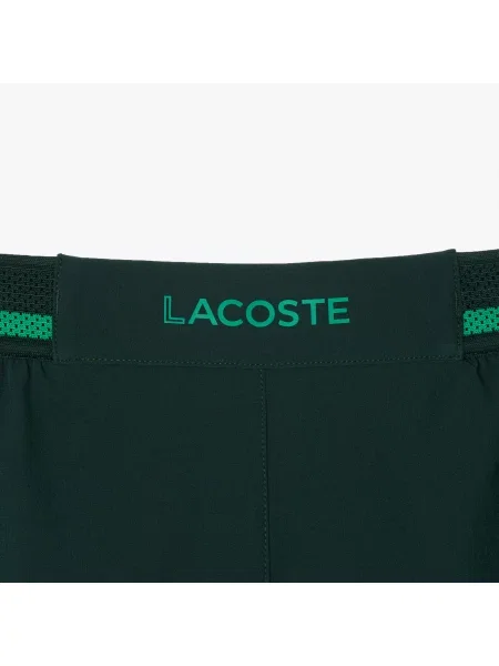 Lacoste Szorty Novak Djokovic Ciemnozielone zielony
