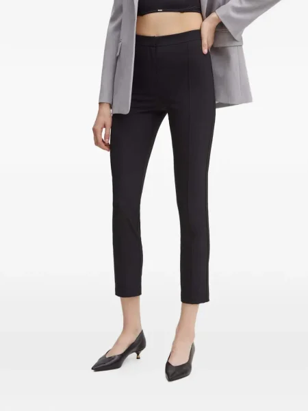 Pantaloni Patrizia Pepe cu tepi negru