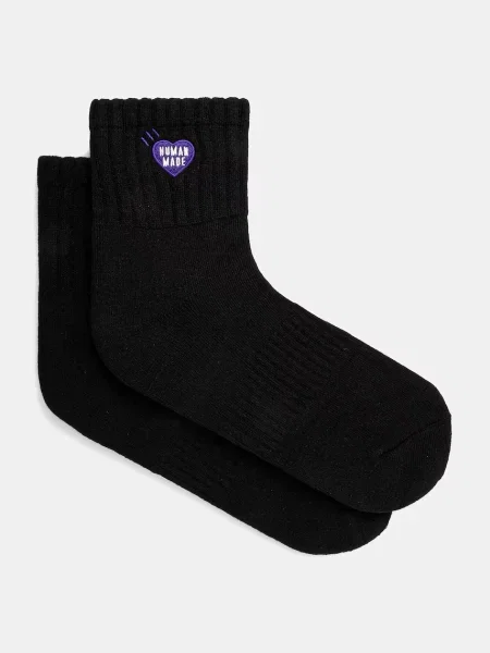 Κάλτσες Human Made Pile Short Socks μαύρο