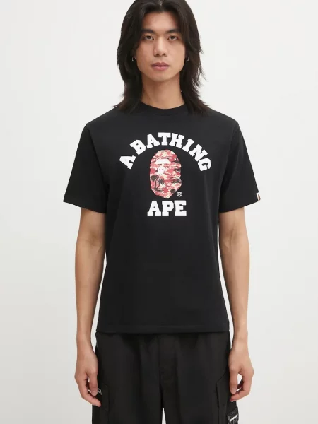 A Bathing Ape tricou din Palm Tree Camo College