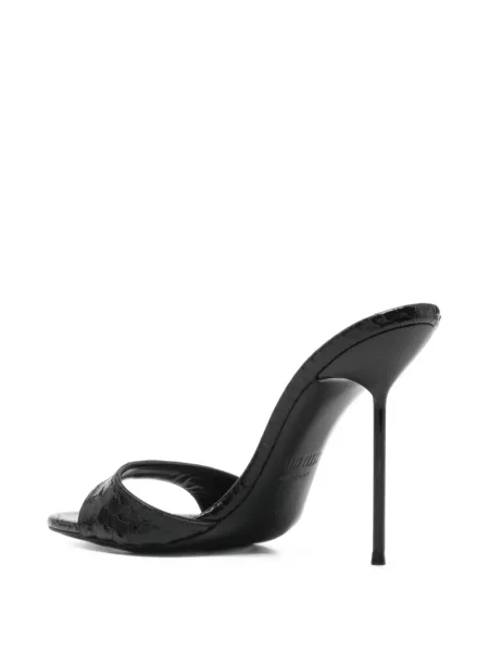 Sandale Paris Texas din piele negru