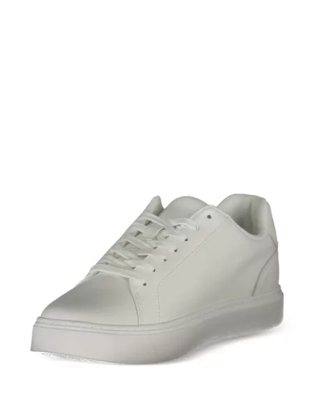 Bőr sneaker Calvin Klein nyomtatás fehér