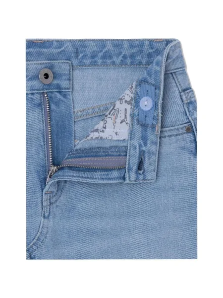 Rochie din denim copii Pepe Jeans albastru
