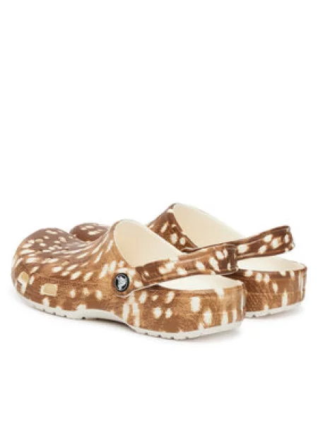 Crocs Papucs Classic Graphic Clogs barna