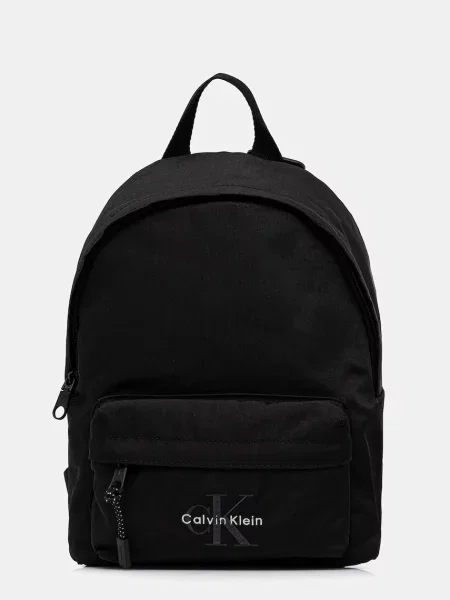 Раница Calvin Klein с апликация черно