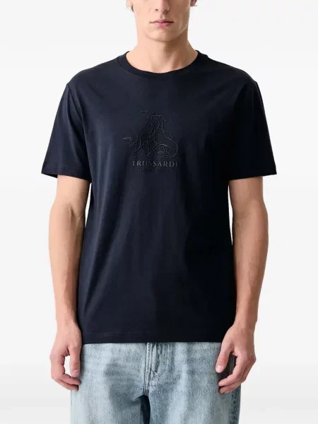 Μπλούζα Trussardi με απλικέ μπλε