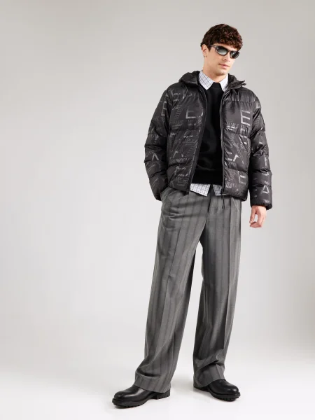 Emporio Armani Zimska jakna Modern Fit crna