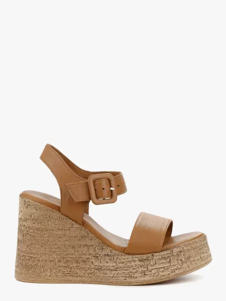 Шкіряні Босоніжки LeBERDES коричневий