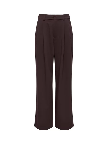 ONLY Pantaloni cutați ONLSONJA închis maro
