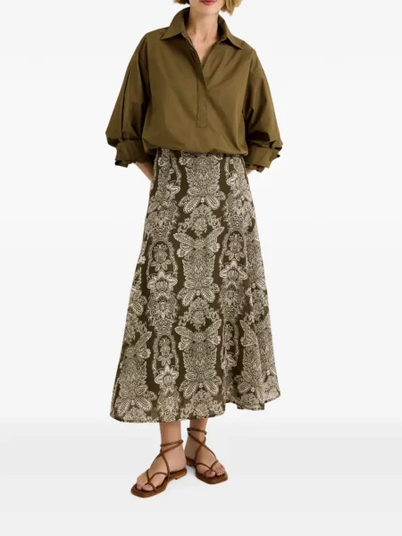 Lung top Marie Oliver verde