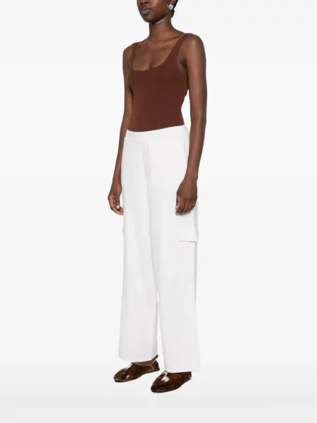 Pantaloni cargo Ftc alb