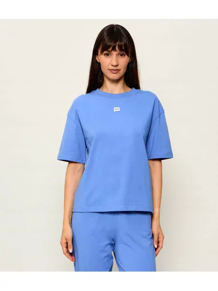 Hugo Bodywear Tricou Signature albastru