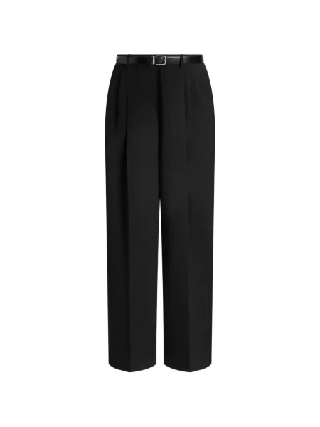 Pantaloni Dolce & Gabbana de lână negru
