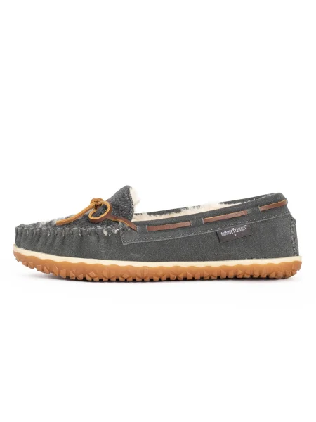 Minnetonka Mocasini Tilia gri / maro alb