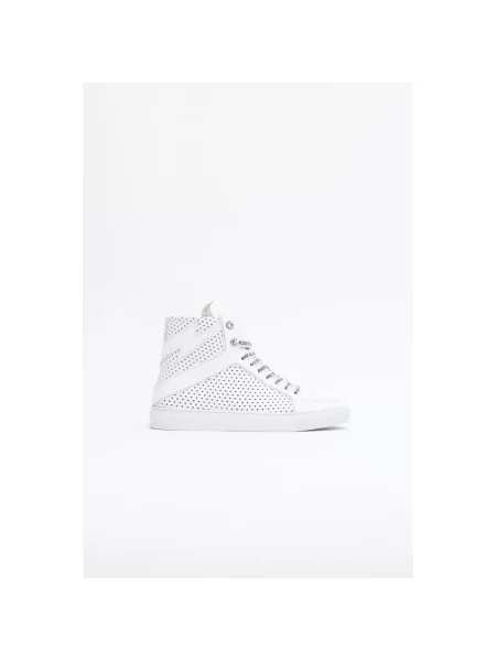Sneakersy Zadig&voltaire z logo białe