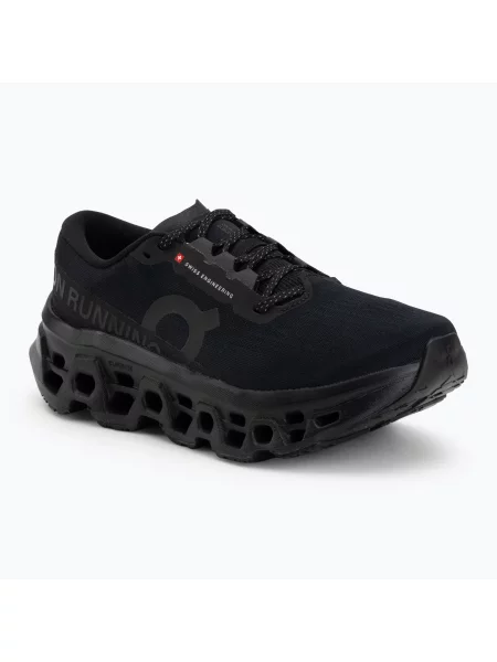 Buty do biegania On Cloudmonster 3 Wide black/black czarne