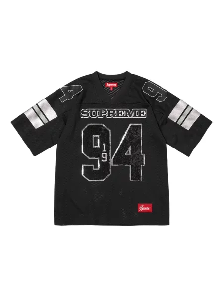 Fotbal tricou Supreme din jerseu negru