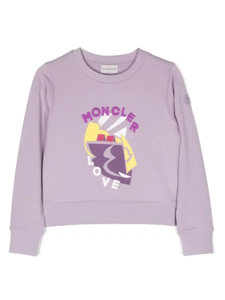 Bluza dziecięca Moncler Enfant fioletowa