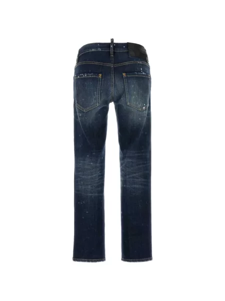 Blugi Dsquared2 zdrențuiți albastru