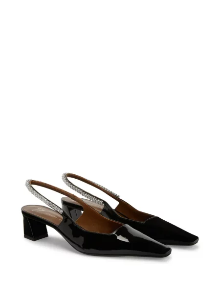 Bateliai Giuseppe Zanotti slingback su kristalais juoda