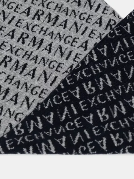 Шарф Armani Exchange візерунок сірий