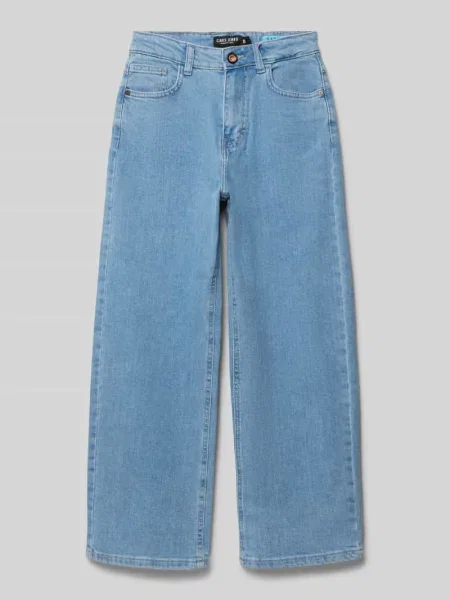 Jeansy o kroju straight fit z naszywką z logo model Gately' Cars Jeans