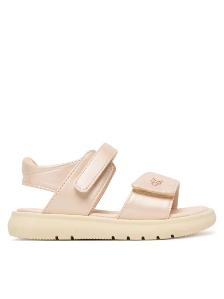 Sandály Calvin Klein Velcro Sandal M růžová