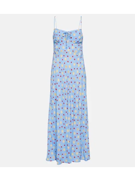 Rochie midi Rixo cu imagine până la genunchi de costum