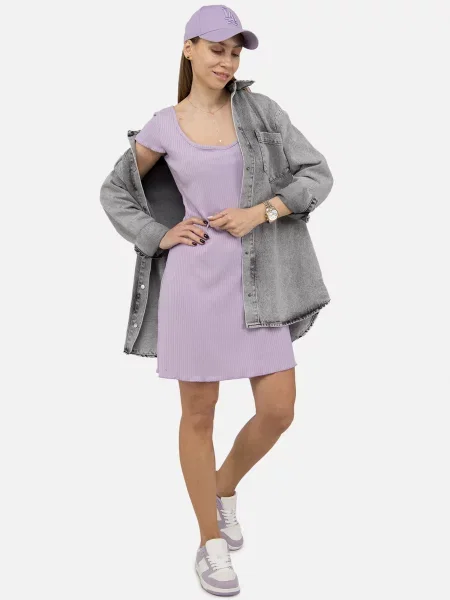 Сукні YUKI бузковий бавовна/поліестер