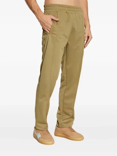 Pantaloni Palm Angels cu dungi verde