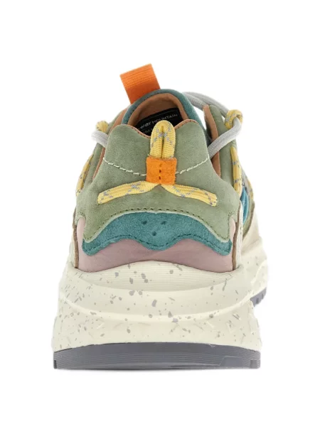 Sneakerși Flower Mountain cu model floral verde