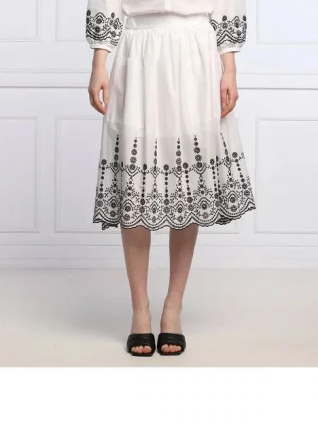 MAX&Co. Fustă TEATRO alb