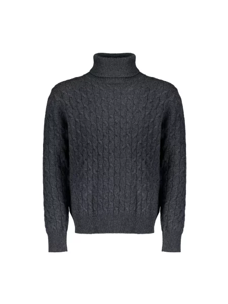 Sweter z golfem Autore wełniany do golfa szary
