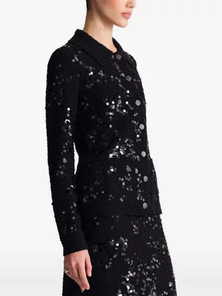 Cardigan Cara Cara cu paiete negru