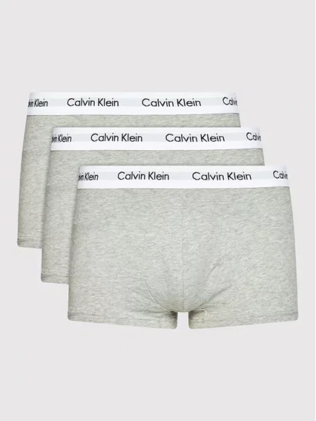 Hlačke Calvin Klein siva