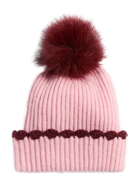 Love & roses Căciulă deschis / roşu închis roz