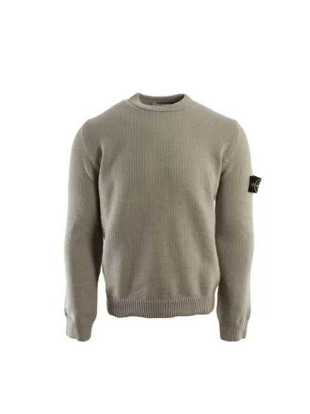 Sweter Stone Island z kamieniami beżowy