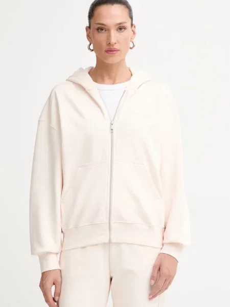 Calvin Klein Μπλούζα με κουκούλα γυναικεία μπεζ