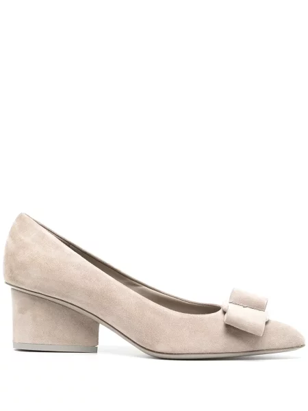 Pantofi cu toc Ferragamo gri