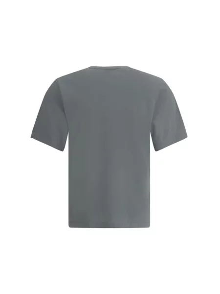 Koszulka Saint Laurent z logo szara