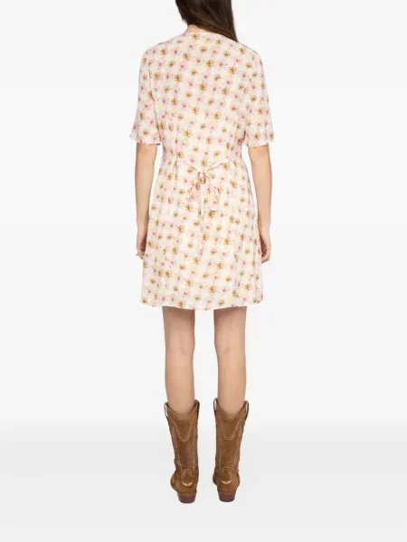 Rochie mini Zadig&voltaire cu model floral cu imagine de costum