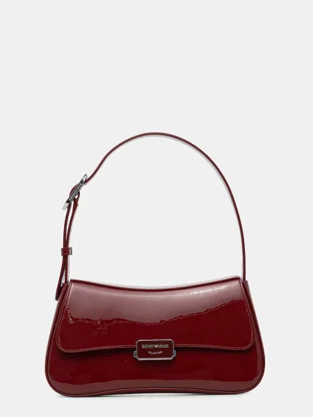 Чанта Emporio Armani бордо червено
