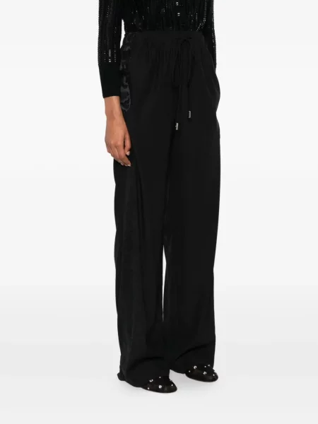 Pantaloni Ermanno Scervino din dantelă negru