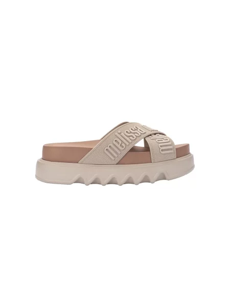 Pantofi Melissa cu platformă bej
