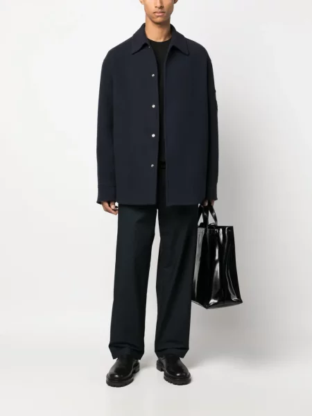 Kelnės Jil Sander mėlyna