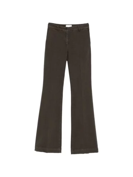 Pantaloni Via Masini 80 evazate maro