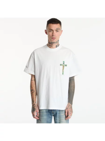 Tricou PLEASURES Trust T-Shirt White S alb