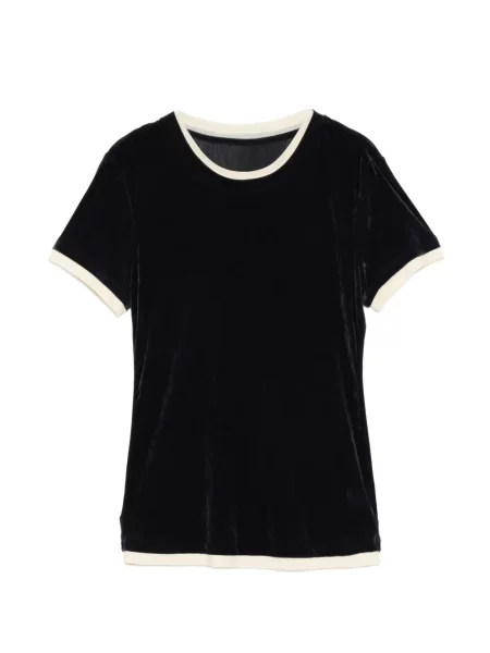 Tricou Jnby de catifea albastru