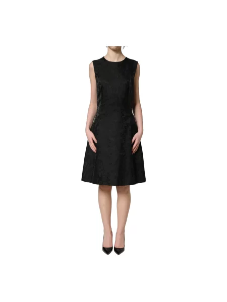 Sukienka Dolce And Gabbana dzwony czarna